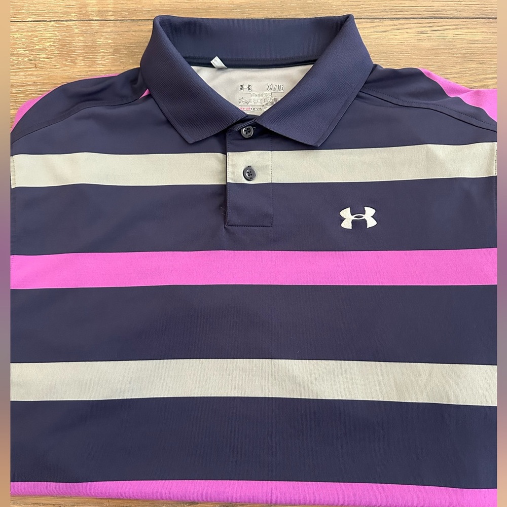 Under Armour Short Sleeve Polo Shirt Size XL‎ Gently Worn